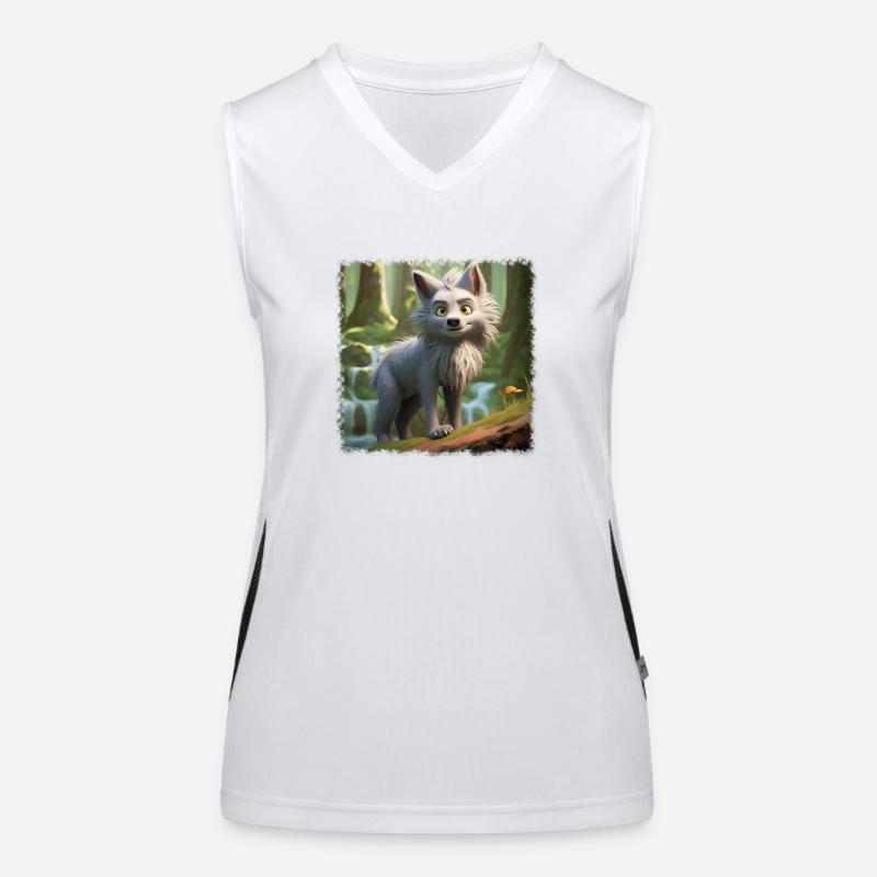 Cool Wolf Women's Functional Contrast Tank Top