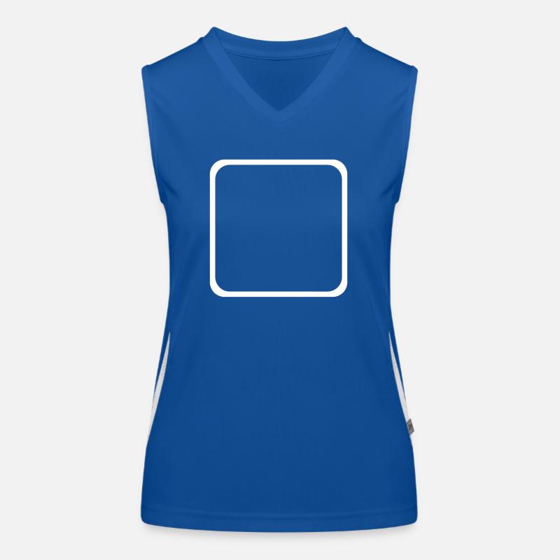 Square Icon Women's Functional Contrast Tank Top