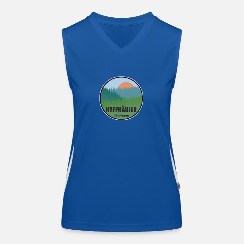 Kyffhäuser Funktionelles Kontrast-Tank Top für Frauen