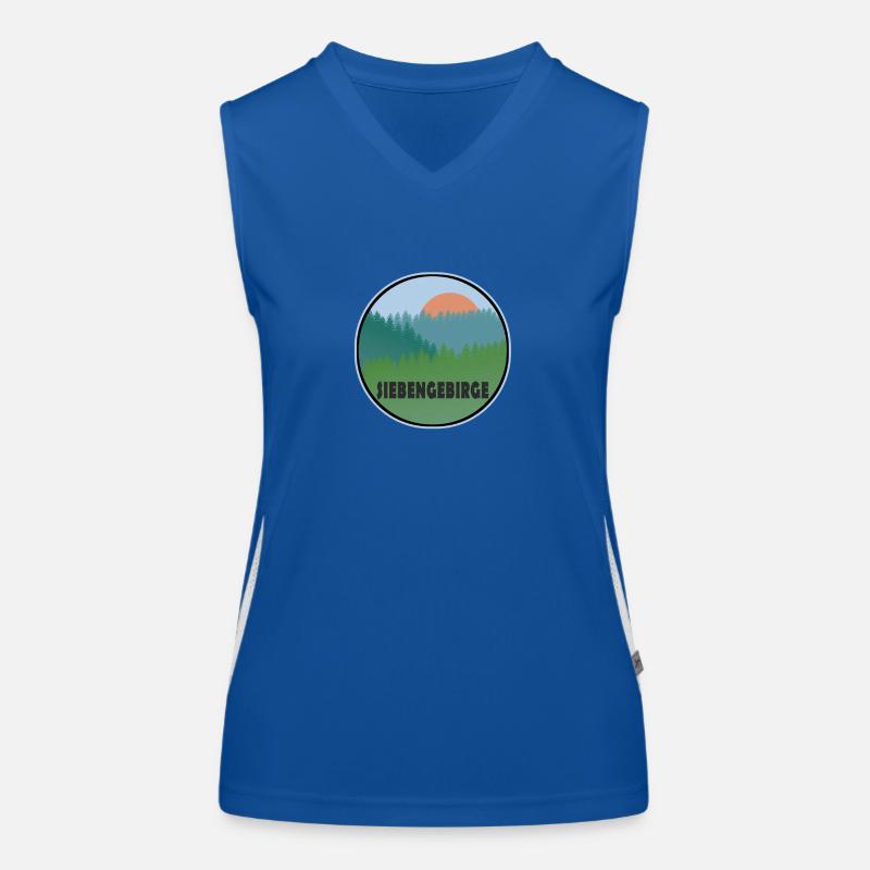 Siebengebirge Funktionelles Kontrast-Tank Top für Frauen