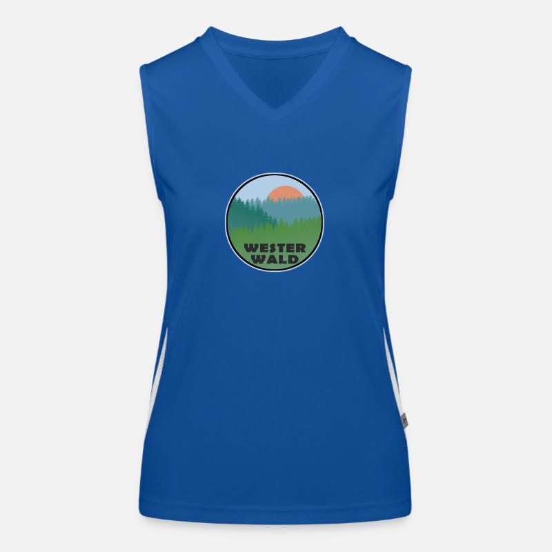 Westerwald Funktionelles Kontrast-Tank Top für Frauen