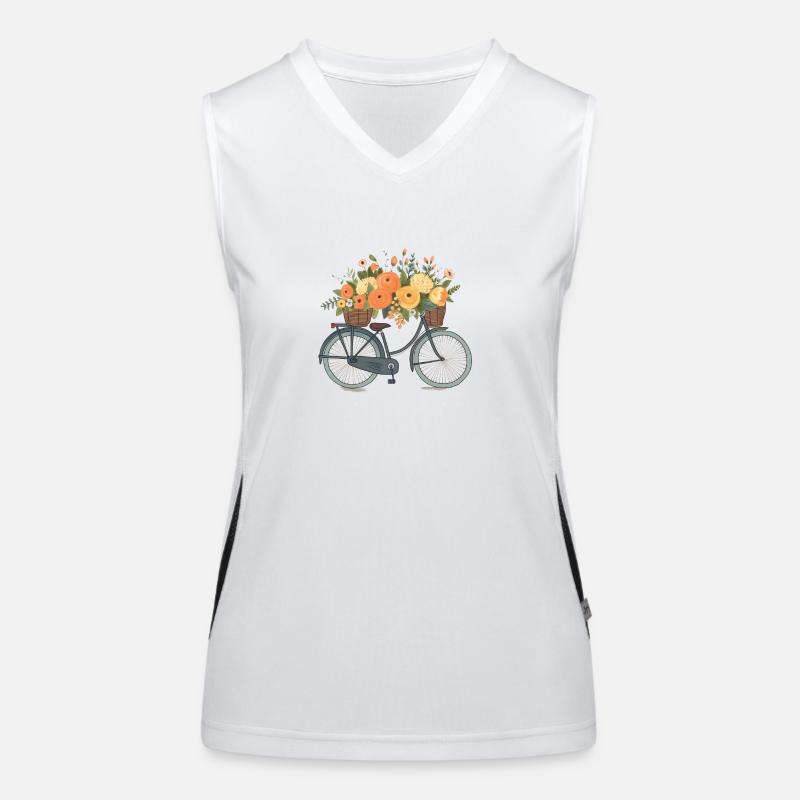 Beau vélo Débardeur respirant contrasté Femme