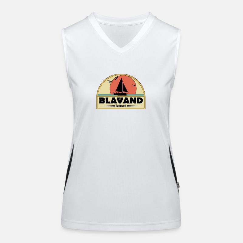 Blavand, Denmark Women's Functional Contrast Tank Top