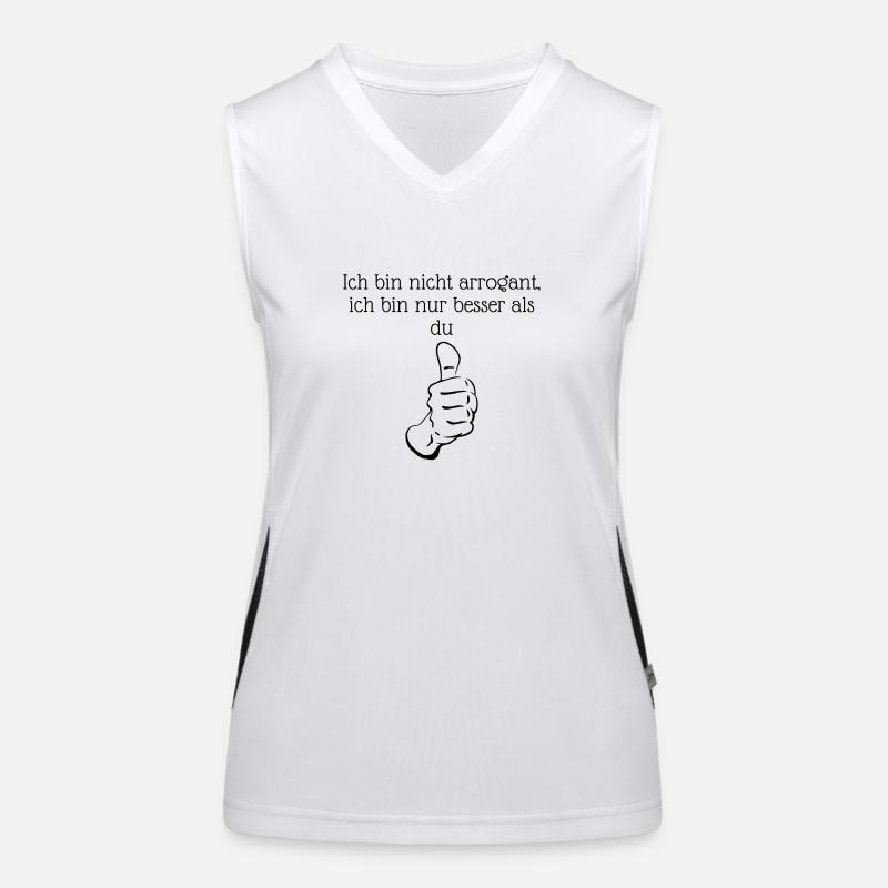 9 Funktionelles Kontrast-Tank Top für Frauen