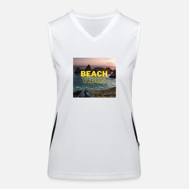 Plage Débardeur respirant contrasté Femme