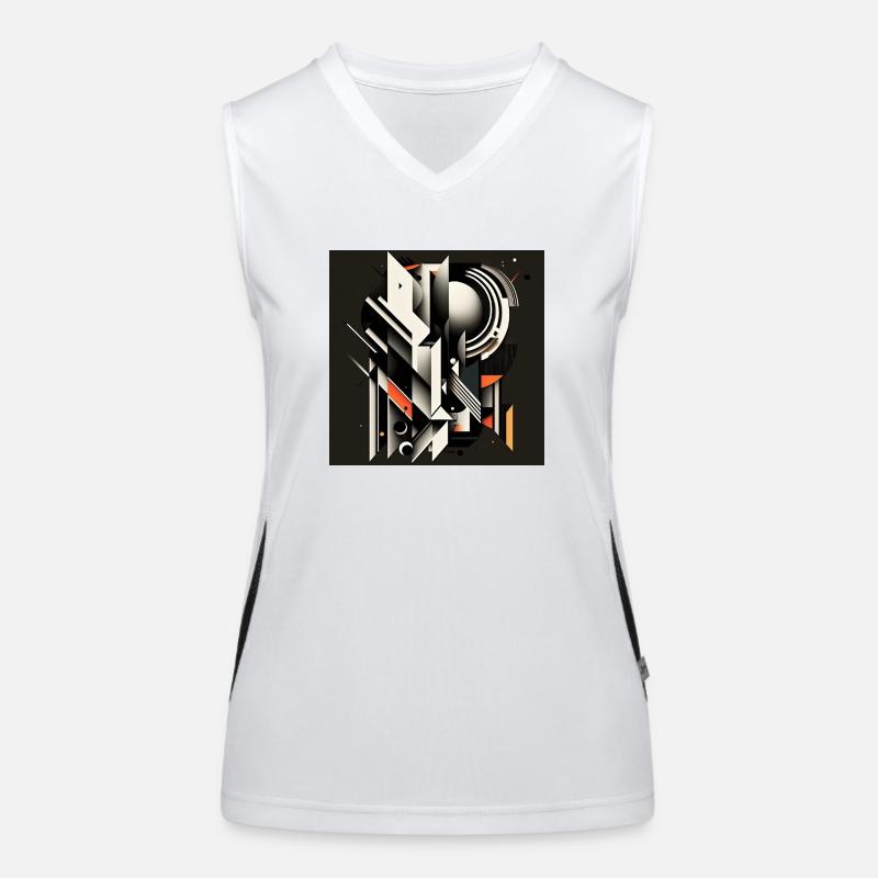 The Bauhaus Legacy Funktionelles Kontrast-Tank Top für Frauen