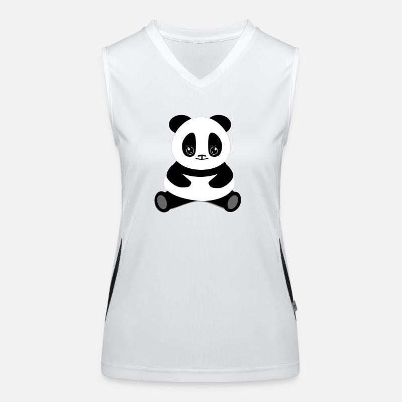 Panda mignon Débardeur respirant contrasté Femme