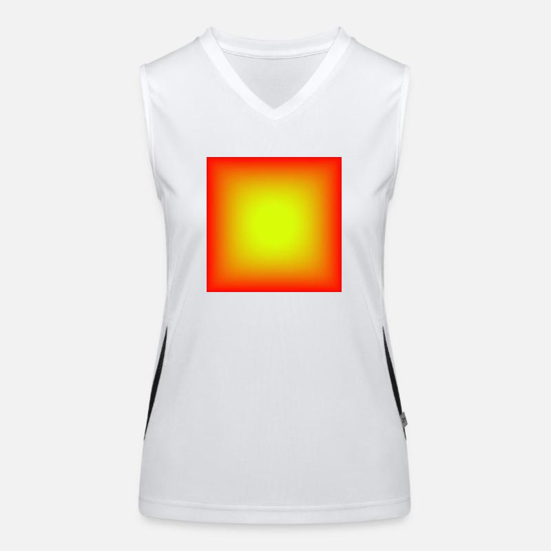 Muster Funktionelles Kontrast-Tank Top für Frauen