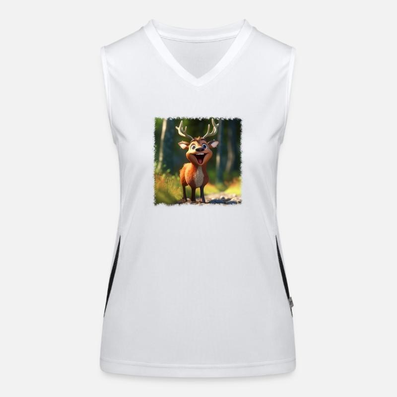 cerf doux Débardeur respirant contrasté Femme