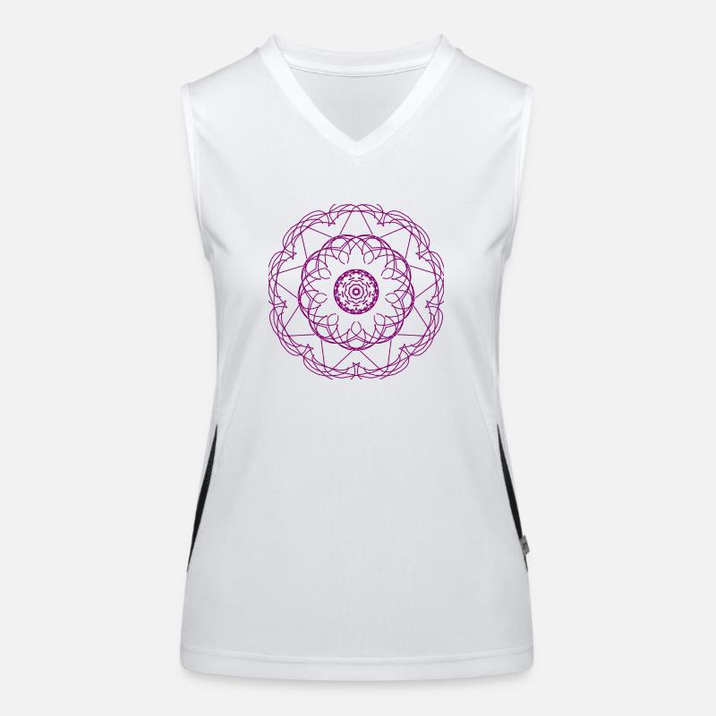 Muster Funktionelles Kontrast-Tank Top für Frauen