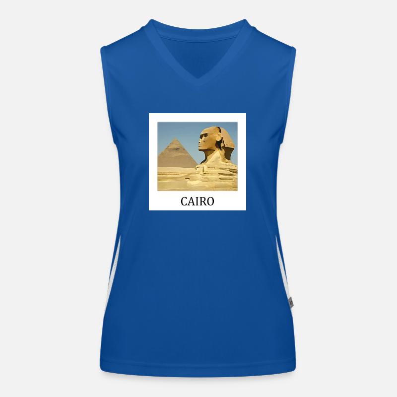 Pyramides de Gizeh Débardeur respirant contrasté Femme