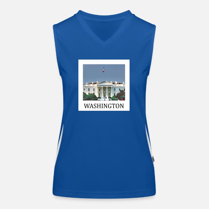 Washington D.C. Funktionelles Kontrast-Tank Top für Frauen