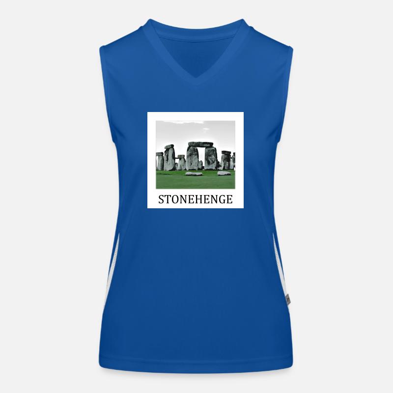 Stonehenge Funktionelles Kontrast-Tank Top für Frauen