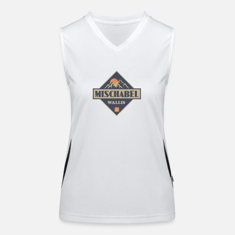Mischabel Funktionelles Kontrast-Tank Top für Frauen