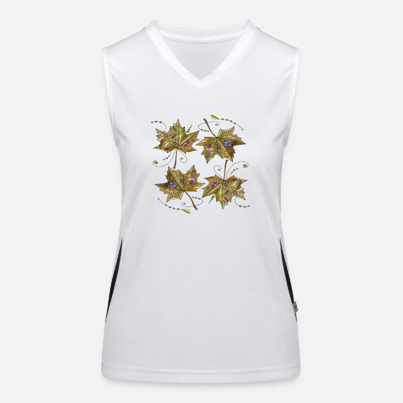 leaves Women's Functional Contrast Tank Top