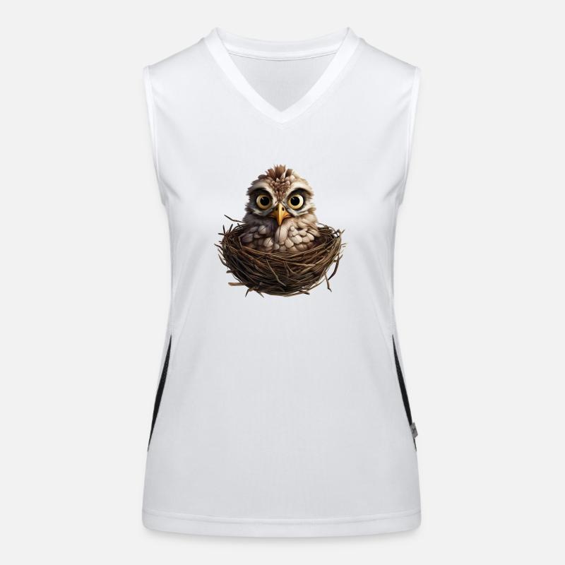 The cuckoo in the nest that has become too small Women's Functional Contrast Tank Top