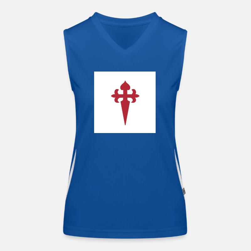 Saint-Jacques-de-Compostelle Débardeur respirant contrasté Femme