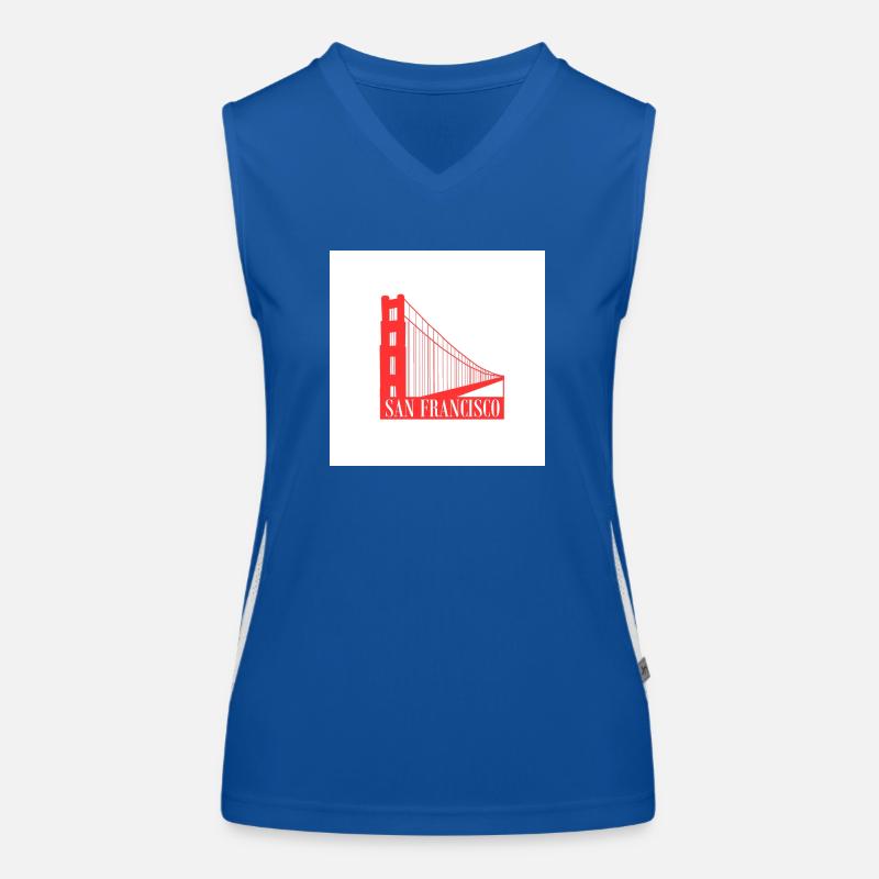 San Francisco Débardeur respirant contrasté Femme