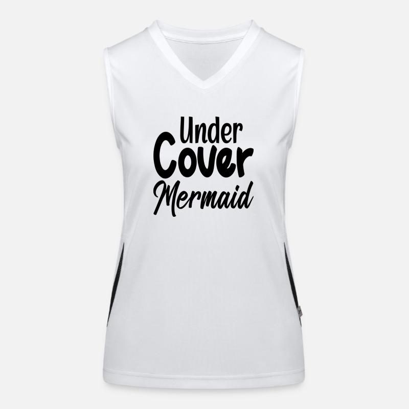 Sirène sous couverture Débardeur respirant contrasté Femme