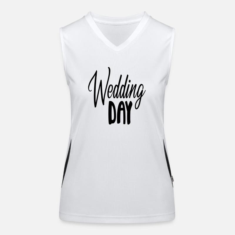 Wedding Day Women's Functional Contrast Tank Top