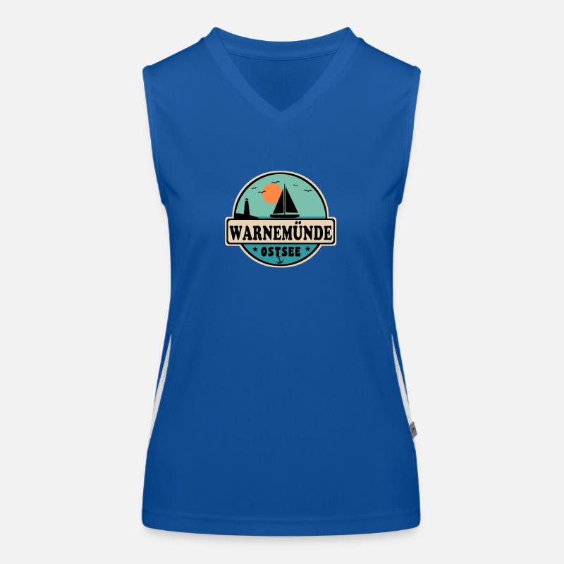 Warnemünde Funktionelles Kontrast-Tank Top für Frauen