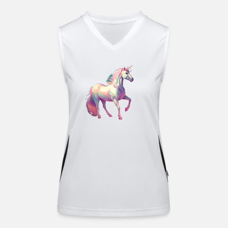 Mystic Unicorn Magic Women's Functional Contrast Tank Top