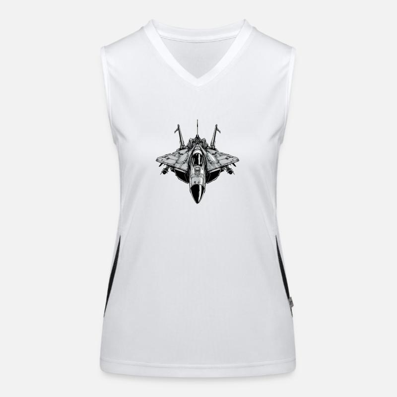 Schnelles Griffon-Flugzeug Funktionelles Kontrast-Tank Top für Frauen