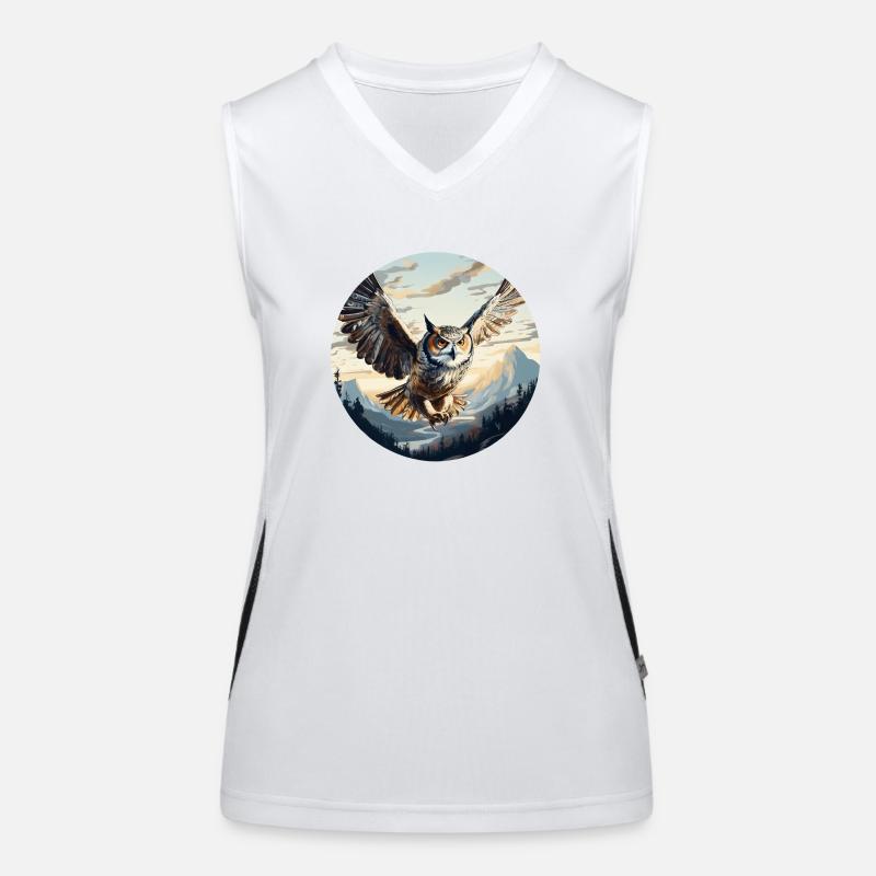 Uhu Funktionelles Kontrast-Tank Top für Frauen