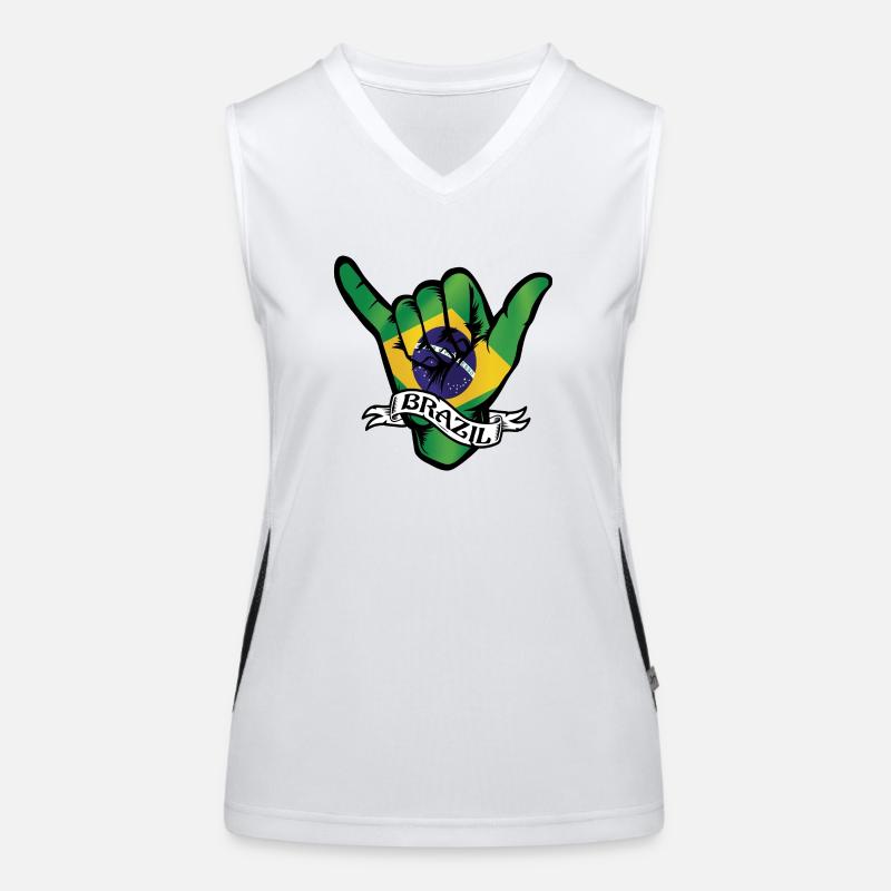 Brésil Shaka Débardeur respirant contrasté Femme