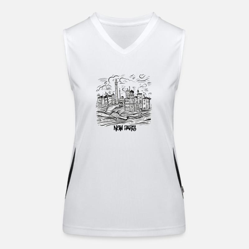 New Paris Women's Functional Contrast Tank Top