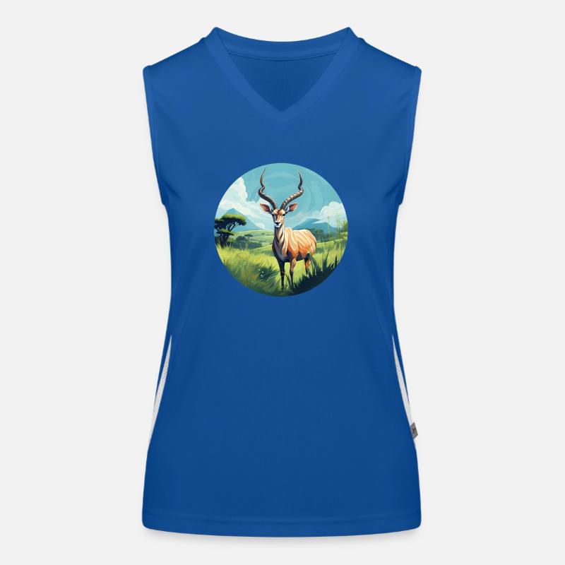 Antilope Débardeur respirant contrasté Femme