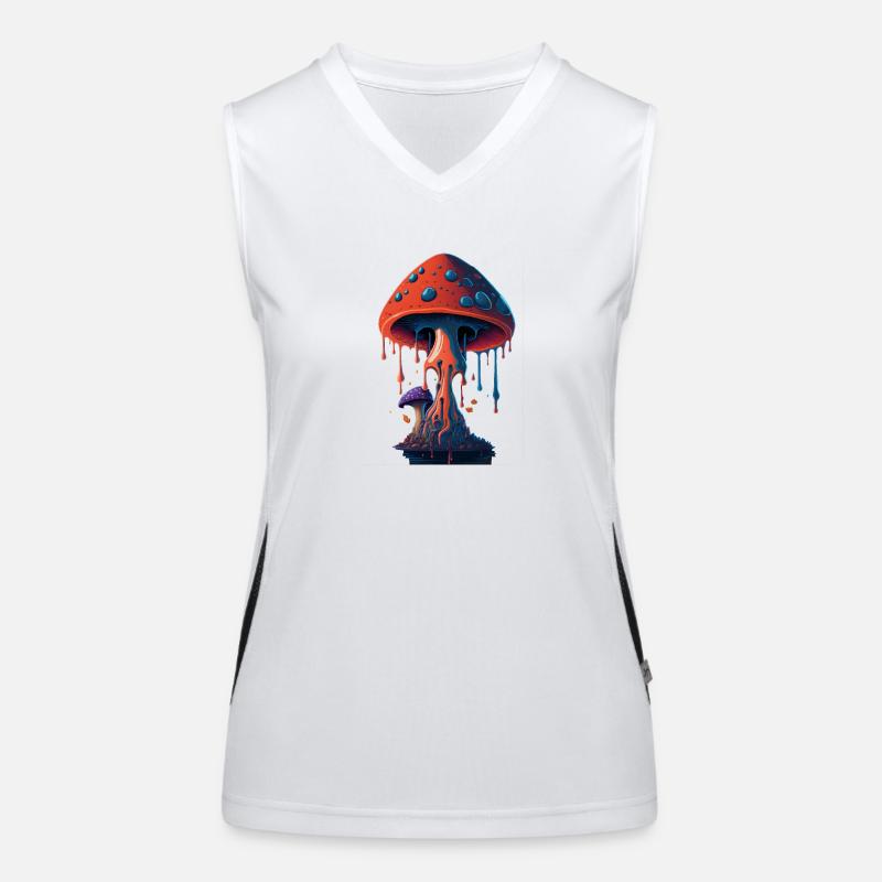 Champignon Débardeur respirant contrasté Femme