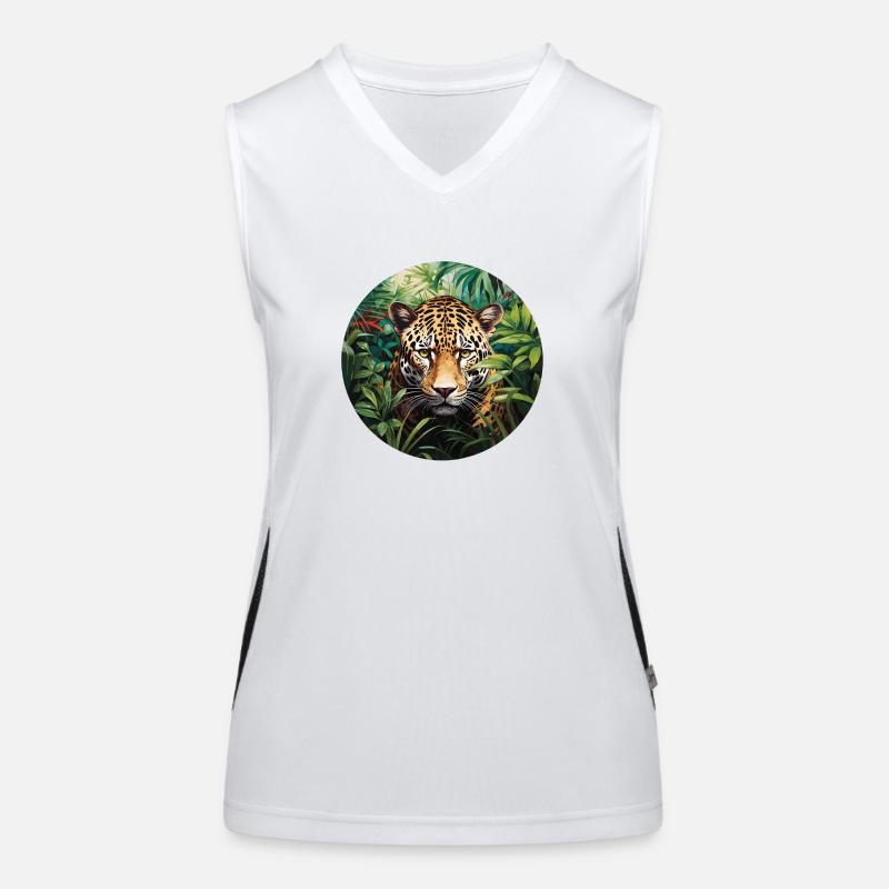 Jaguar Funktionelles Kontrast-Tank Top für Frauen