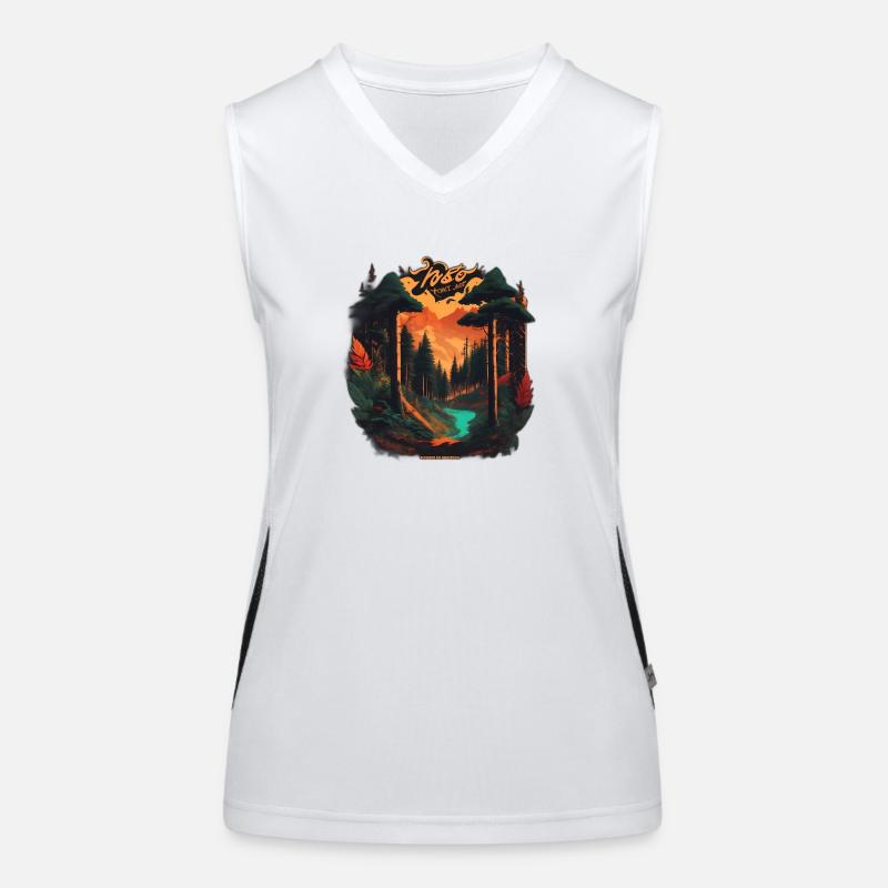 Environmental protection now! Women's Functional Contrast Tank Top