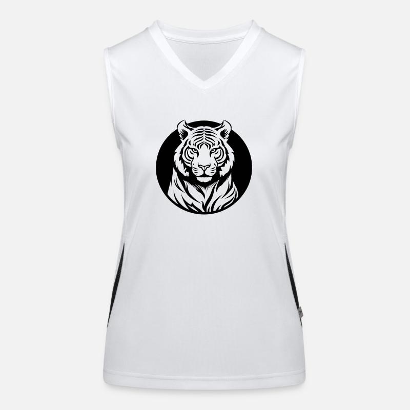 Tiger Big Cat Women's Functional Contrast Tank Top