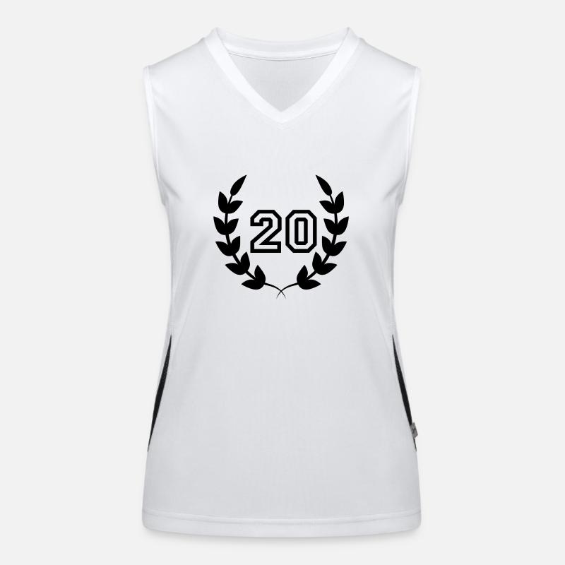 20th anniversary-gift idea 20 years Women's Functional Contrast Tank Top