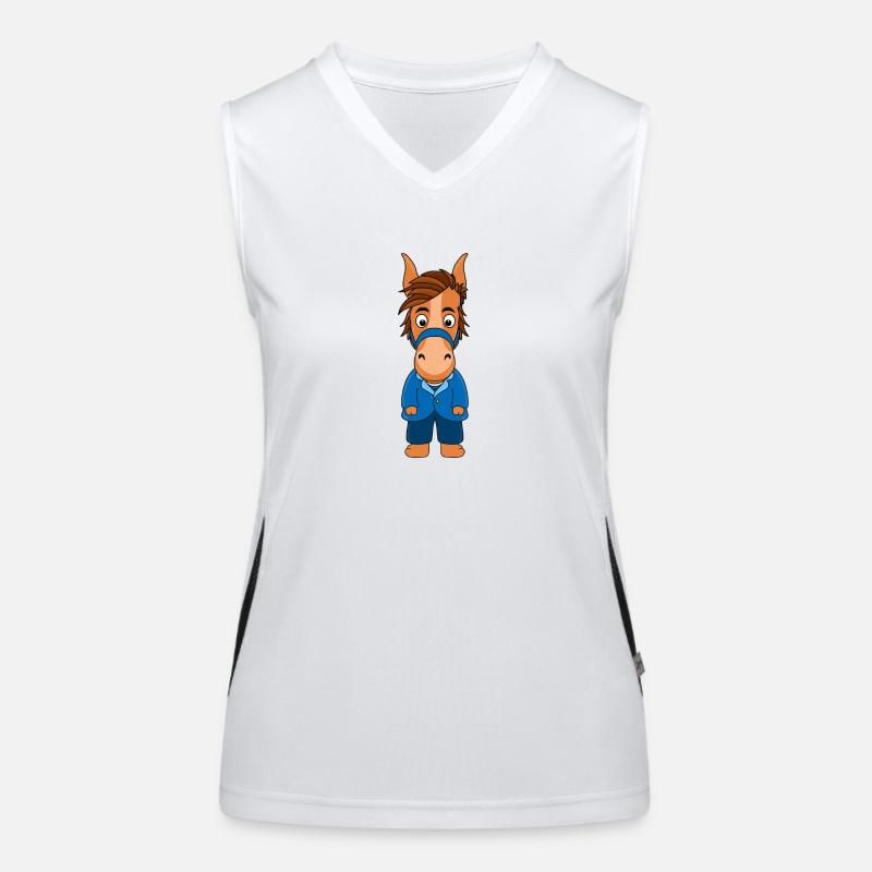BRÄUTIGAM - PFERD Funktionelles Kontrast-Tank Top für Frauen