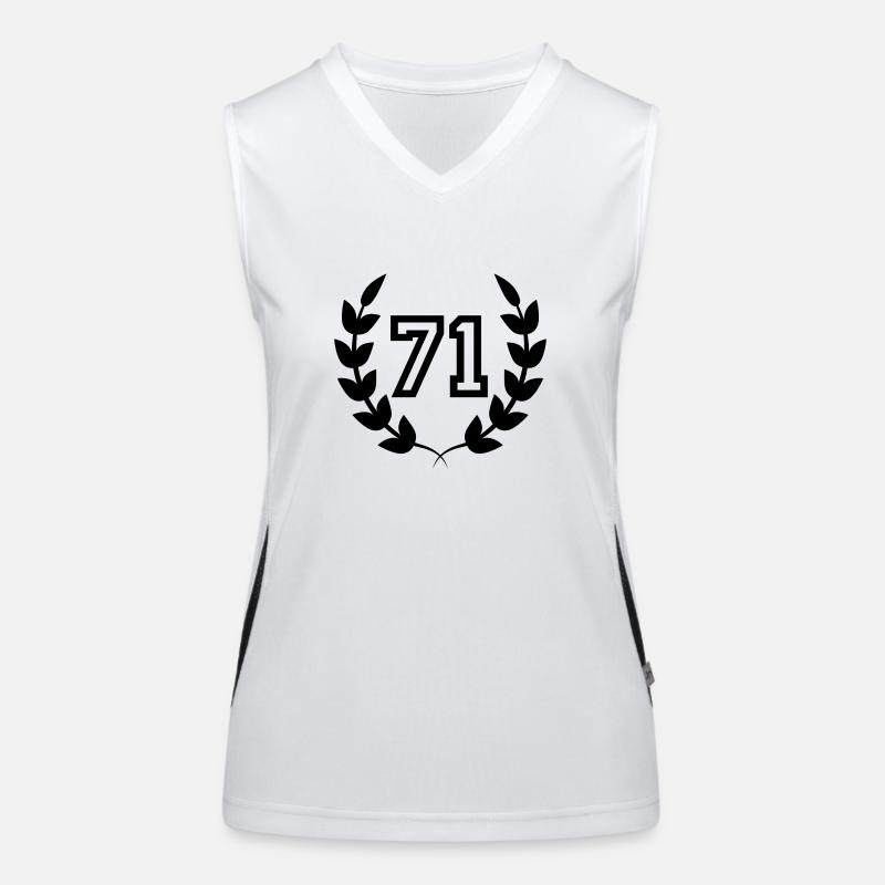71. Geburtstags-Geschenkidee 71 Jahre Funktionelles Kontrast-Tank Top für Frauen