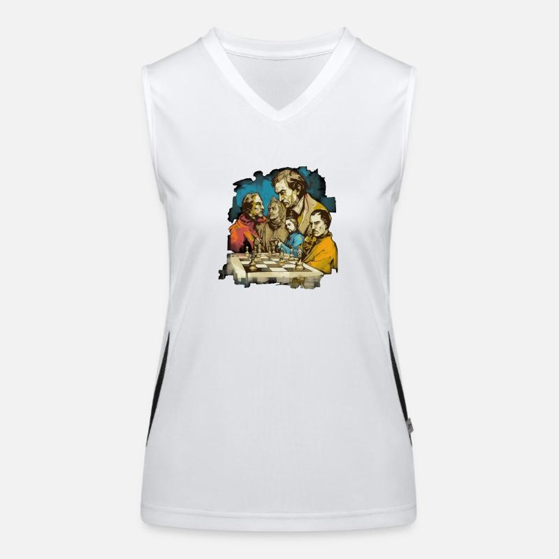 La science échiquéenne Débardeur respirant contrasté Femme