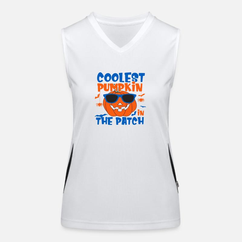 Coolest Pumpkin in the Patch Funktionelles Kontrast-Tank Top für Frauen