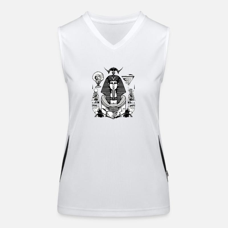 Die Sphinx Nr. 3 Funktionelles Kontrast-Tank Top für Frauen
