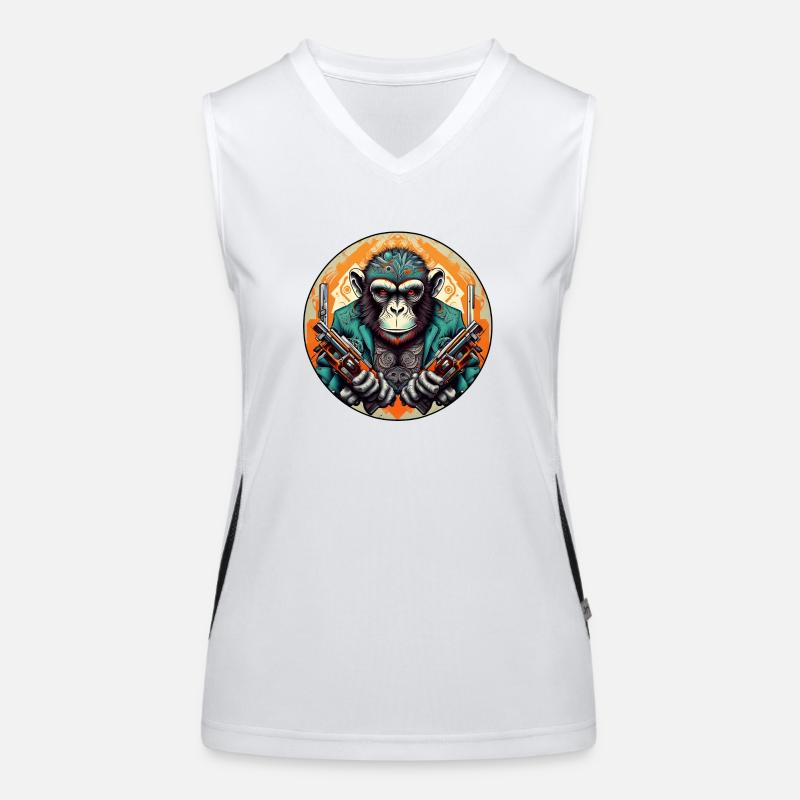 Bad Monkey Funktionelles Kontrast-Tank Top für Frauen