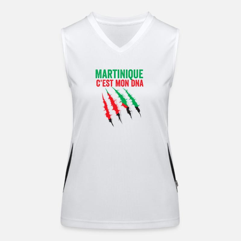 Martinique C'est Mon Dna Débardeur respirant contrasté Femme