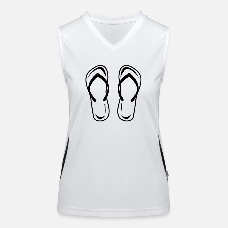 Flip flops Women's Functional Contrast Tank Top