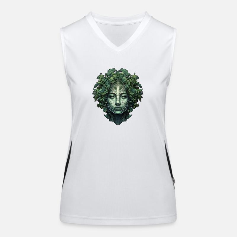 Die Seele der Natur Funktionelles Kontrast-Tank Top für Frauen