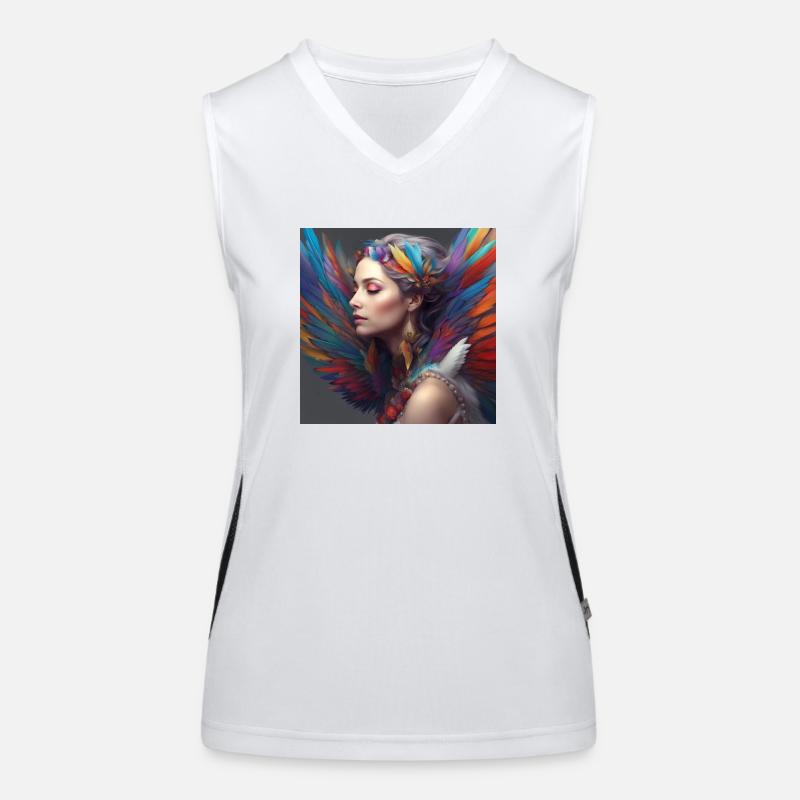 Rainbow Elf6 Women's Functional Contrast Tank Top
