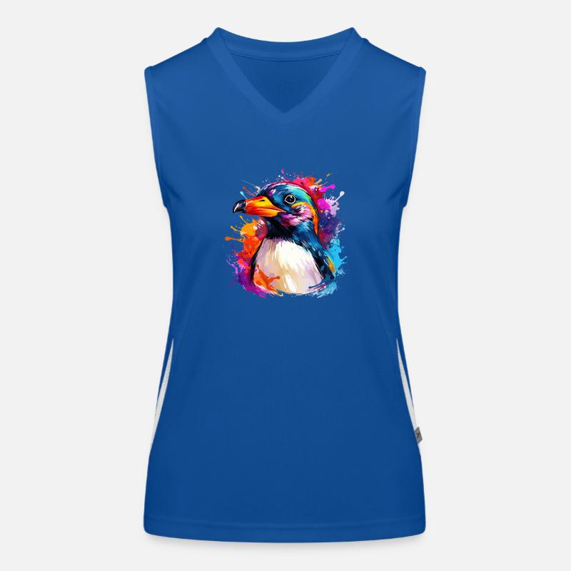 Pingouin coloré Débardeur respirant contrasté Femme