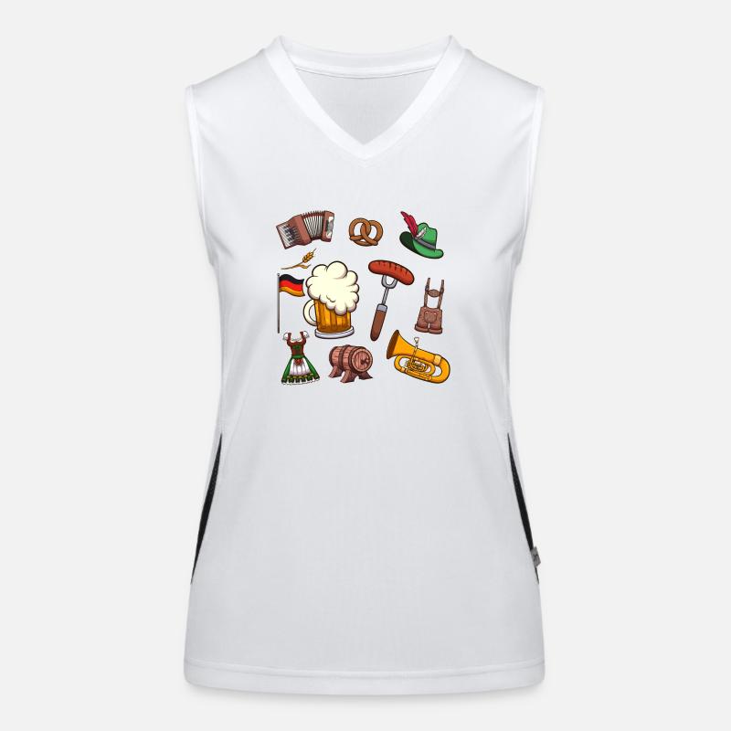 Octoberfest Elements Women's Functional Contrast Tank Top