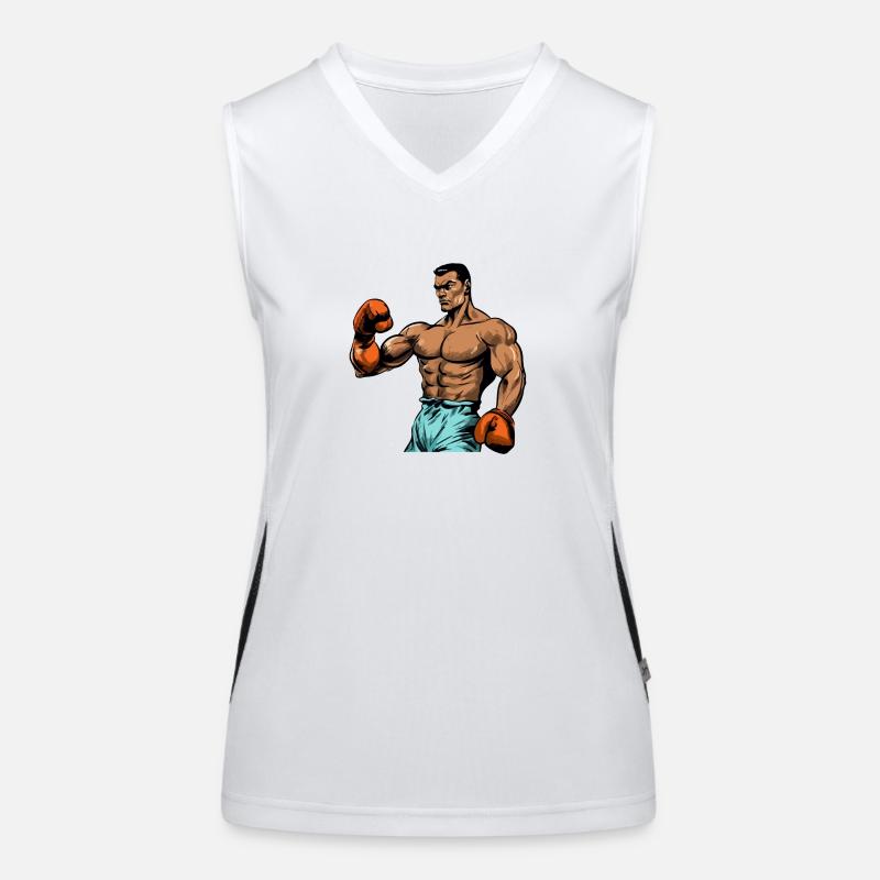 Mike the boxer Women's Functional Contrast Tank Top