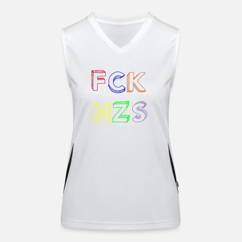 FCK NZS Débardeur respirant contrasté Femme